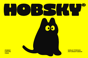Hobsky - Bold Font