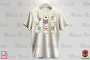 Cute Ghost Reading Books PNG Set, a Graphic by Moss Rose (Thumbnail 3 of 3)
