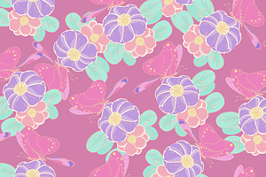 Seamless Butterfly Pattern