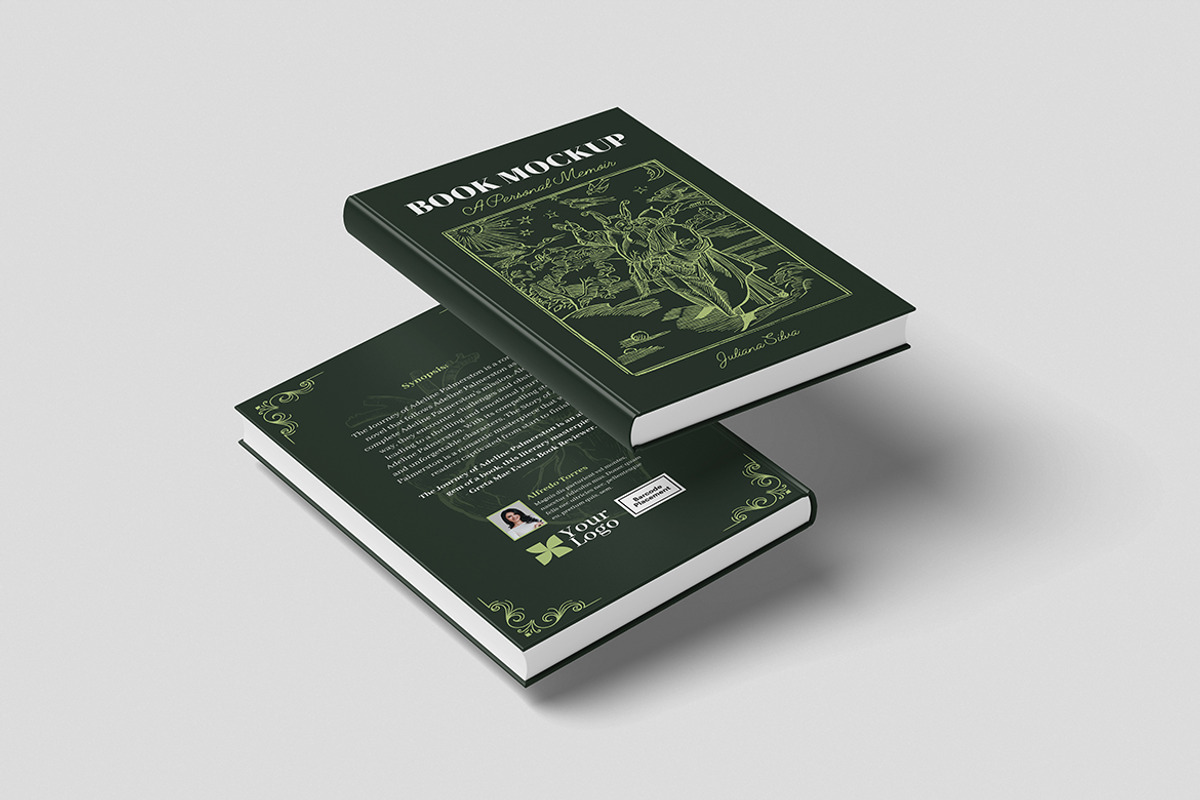 Book Mockup, a Books & Magazine Mockup by HanaSaka_Studio (Photo 4 of 4)