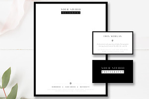 Letterhead Template With Card