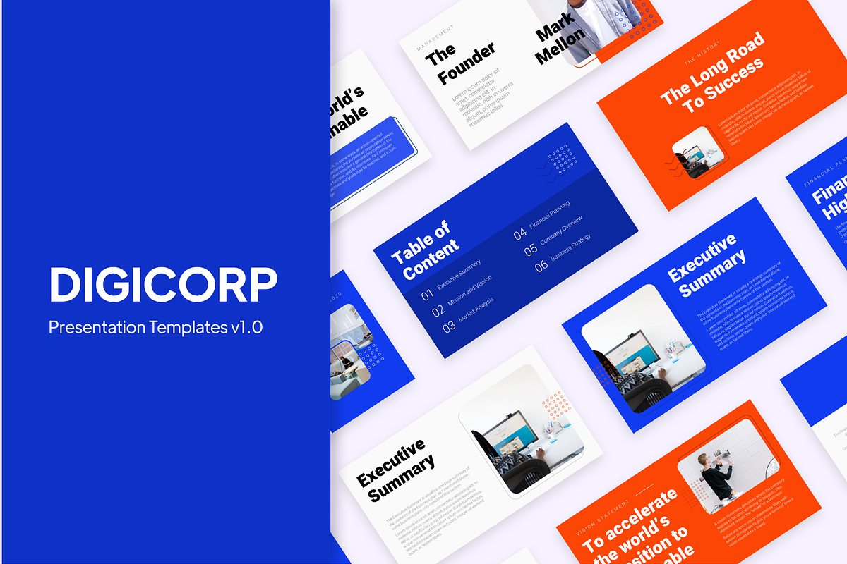 Powerpoint - Digicorp Business, a Presentation Template by Yolk Vibes (Photo 10 of 10)