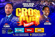 Crossover Church flyer template PSD, a Flyer Template by church flyer templates (Thumbnail 1 of 3)