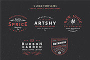5 Vintage Badge Logos Vol 01 Part 1, a Branding & Logo Template by Wortfice (Thumbnail 3 of 8)