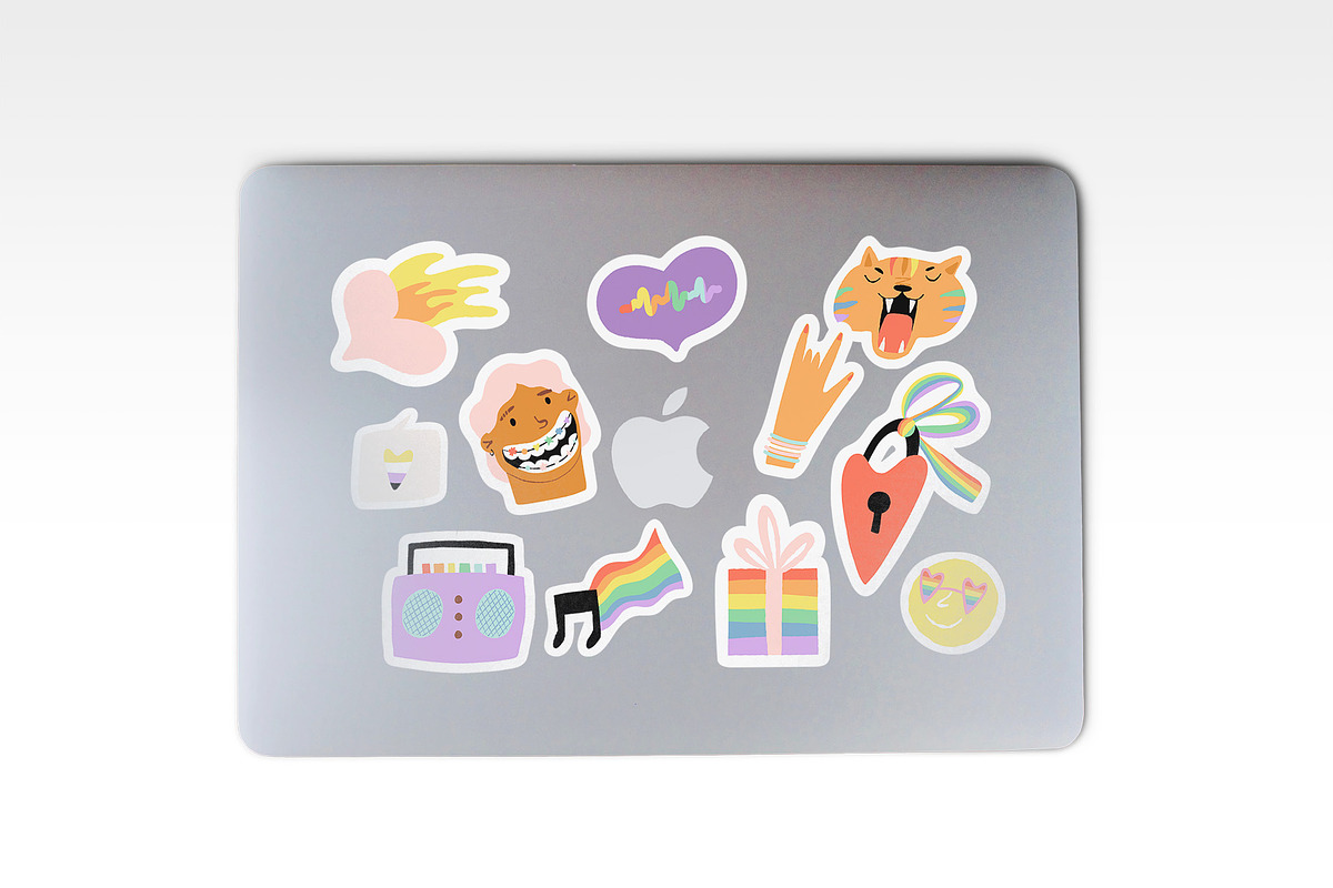 Pride vibe vector & raster graphics, a Seasonal Illustration by Paper Cherry (Photo 14 of 18)