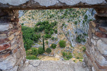Kotor, July 3, 2021: Ancient fortress wall in the Old Town of Kotor, Montenegro, an Architecture Photo by Artsaba Family
