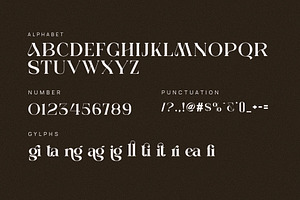 Migosta Elegant Ligature Serif Font