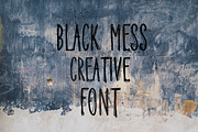 Black Mess - Brutal Creative Font, a Script Font by AntonyChernianu (Thumbnail 1 of 6)