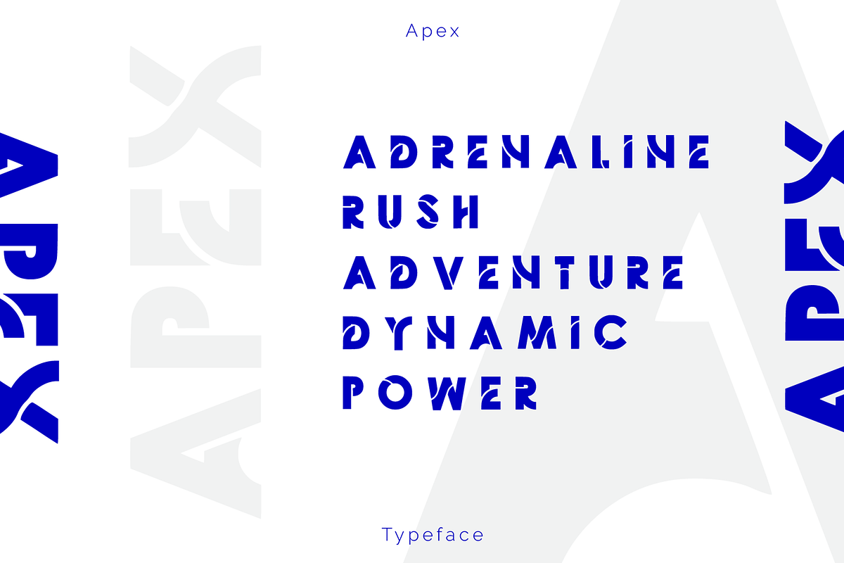 Apex Typeface preview 3