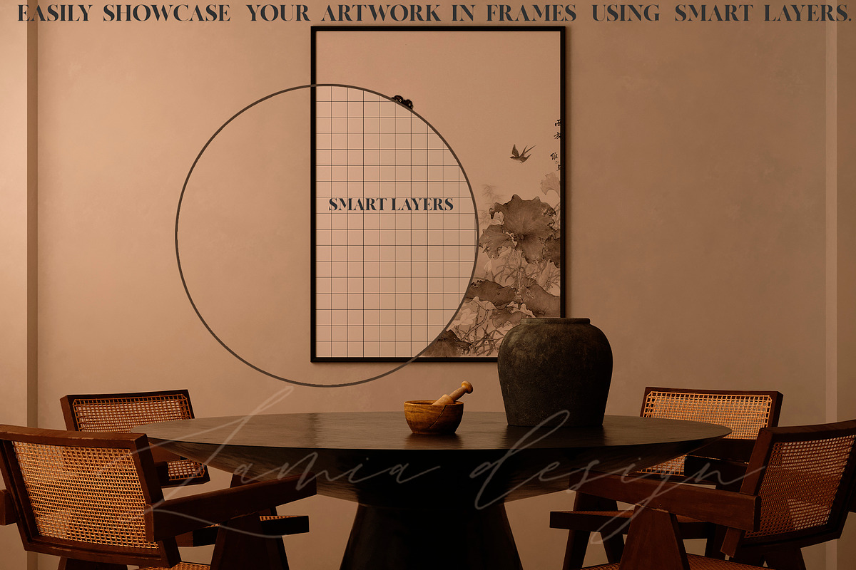 Japandi Frame Mockup Bundle, a Household Mockup by LAMIA DESIGN (Photo 5 of 18)