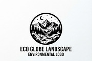 60 Eco Globe Landscape Silhouette, a Technology Illustration by Amazin_art (Thumbnail 9 of 44)