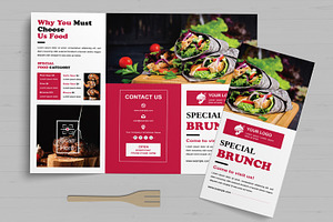 Food Trifold Brochure Design, a Brochure Template by MightyDesign