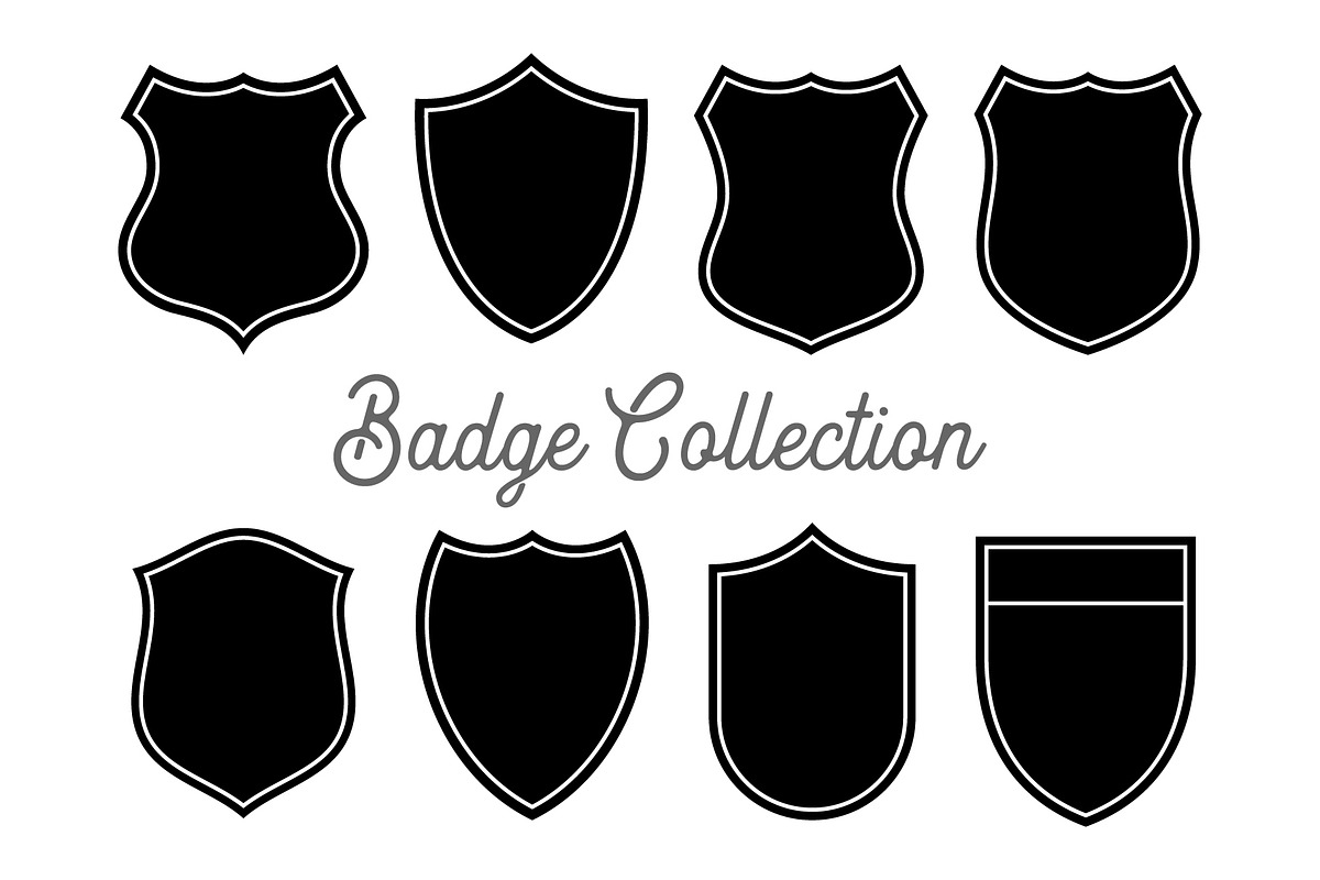 Badge Shape Set, an Object Graphic by Krafti Lab (Photo 1 of 11)
