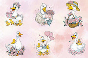 Mama Goose Mother’s Day Clipart Bund, an Illustration by SVGArt (Thumbnail 3 of 9)