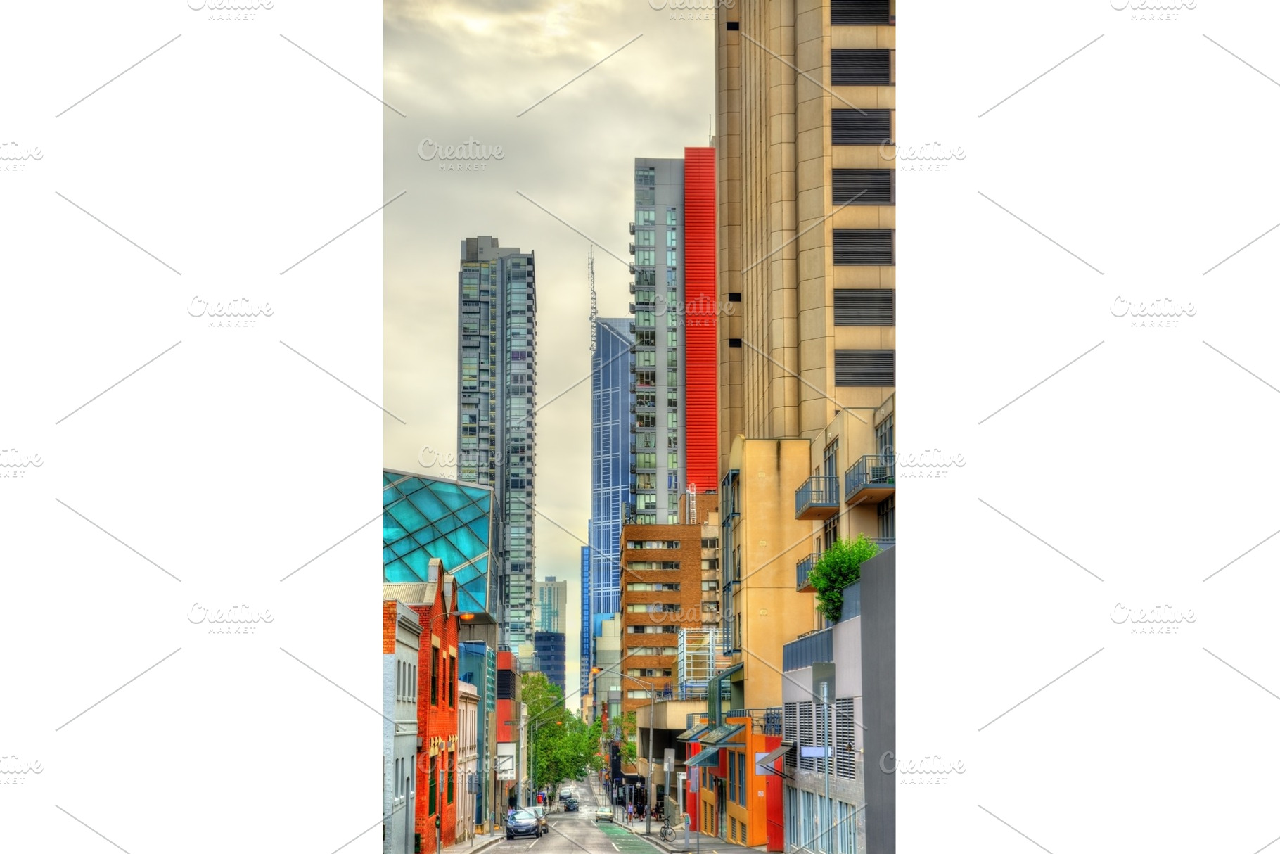 Skyscrapers of melbourne cbd in australia containing melbourne, australia, an Architecture Photo by Leonid Andronov