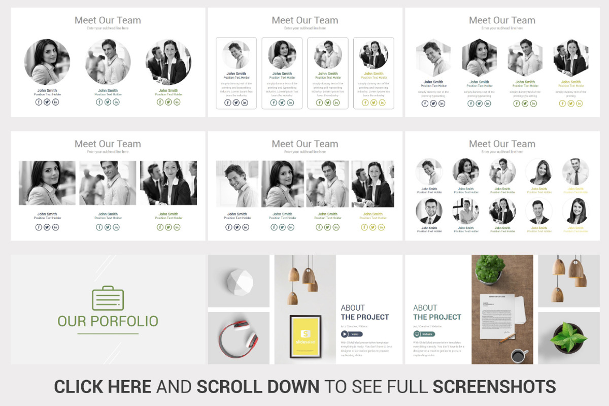 Minimal PowerPoint Template, a Presentation Template by SlideSalad