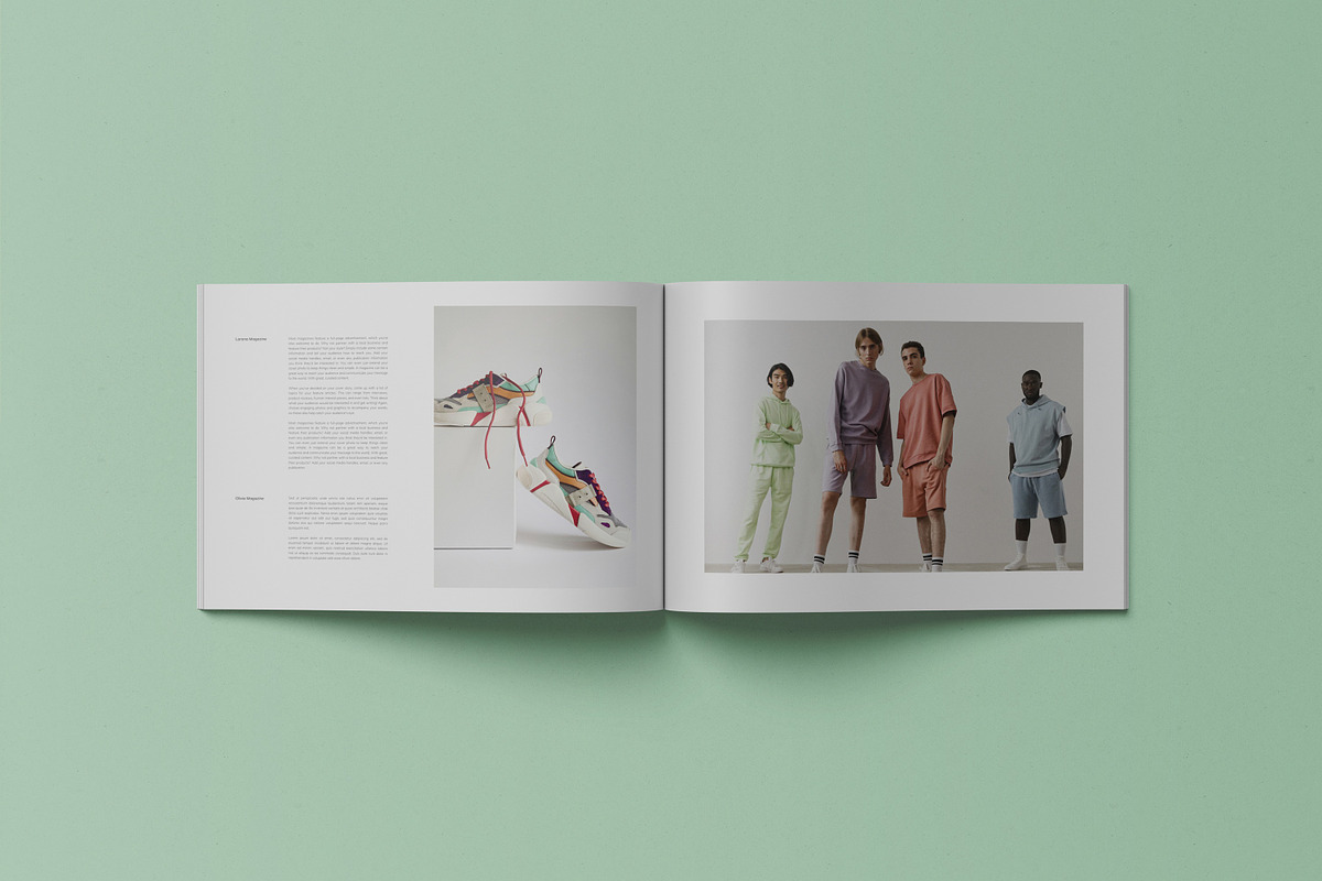 Landscape Magazine Mockup, a Books & Magazine Mockup by UFR_GRAPHIC (Photo 2 of 4)