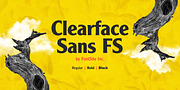 Clearface Sans FS, a Sans Serif Font by FontSite Inc. (Thumbnail 1 of 2)