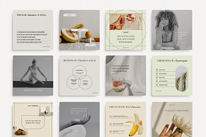 Nutrition Coach Instagram Templates