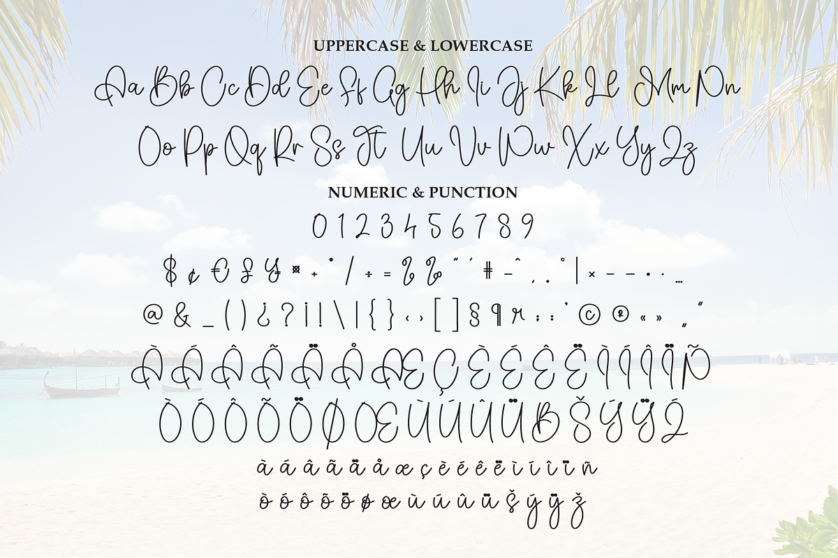 Welcome Beach | Script Font, a Handwritten Font by Scratchones (Photo 7 of 8)