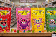 Donut Creatures- 6 Cute Monsters, a Decorative Illustration by D R A W K M A N (Thumbnail 8 of 9)