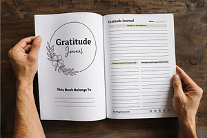 Gratitude Journal Canva Interior