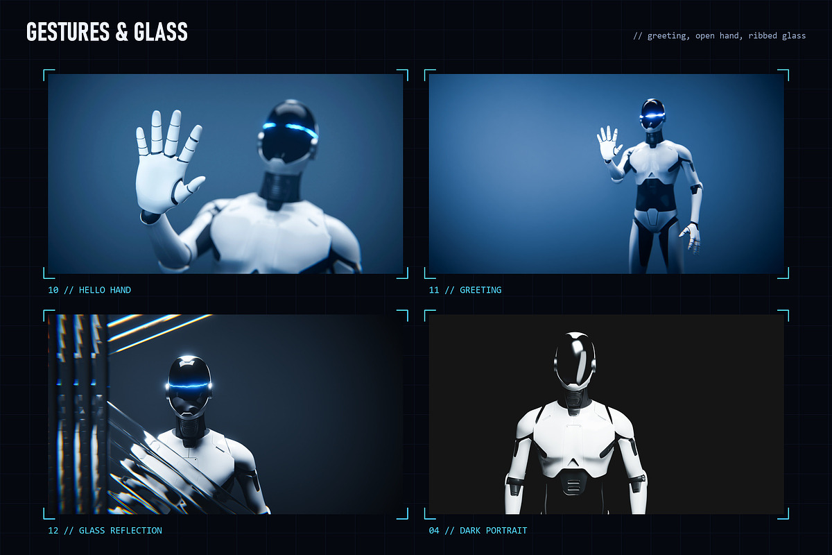 Humanoid AI - 12 JPG Backgrounds, a Background Graphic by Photocreo Michal Bednarek (Photo 4 of 6)
