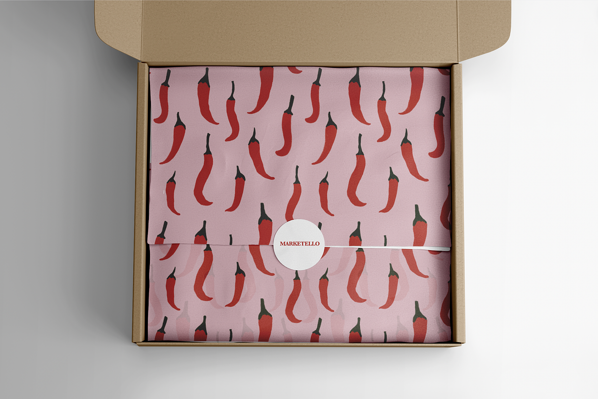 Red Hot Chili Pepper Pattern, a Pattern Graphic by Marketello Studio (Photo 5 of 8)