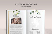 Funeral/ Memorial Card Program FP006, an Invitation Template by Draca Design Co (Thumbnail 3 of 3)