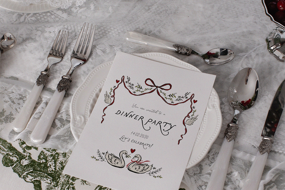 Plein d'amour Romantic collection, a Decorative Illustration by lokko studio (Photo 5 of 13)