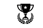 Bold winner trophy cup icon, an Illustration by Amazin_art (Thumbnail 9 of 29)