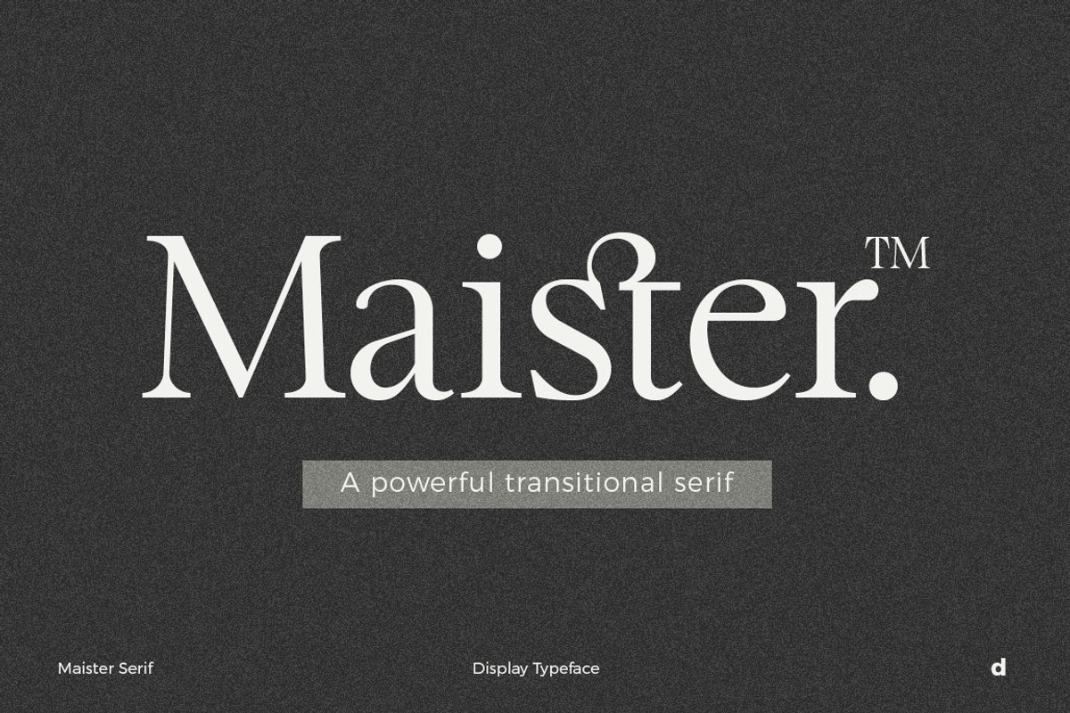Maister//Display Serif, a Serif Font by Dora Typefoundry (Photo 20 of 20)