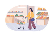 Women’s Daily Life Clipart Bundle, a Food Illustration by IRSYART (Thumbnail 4 of 10)