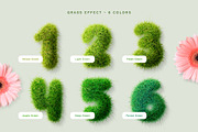 Grass Effect Photoshop Action, an Action Add-On by Andrew Skoch Design (Thumbnail 2 of 6)
