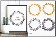 Ink and Gold. Hand drawn clipart, an Illustration by ma_i_vi (Thumbnail 14 of 15)