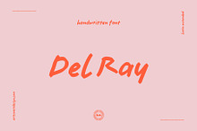 SA Del Ray Handwritten Font