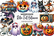 Retro Fall Halloween PNG Clipart Bun, an Illustration by DreamArtGraphic (Thumbnail 1 of 4)