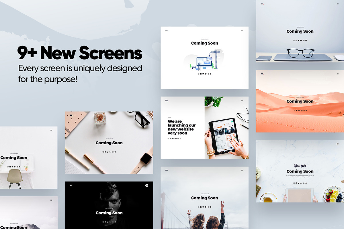 Coming Soon Minimal Template, a Websites & App Template by Faizur Rehman (Photo 6 of 8)