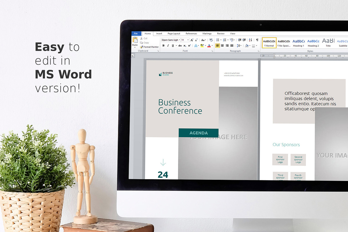 Conference Agenda Template, a Templates & Theme by Sabin (Photo 9 of 9)