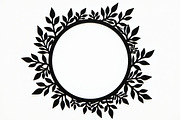 Decorative Circle Leaf Frame Set, an Illustration by BIPLOB EXPERT (Thumbnail 3 of 9)
