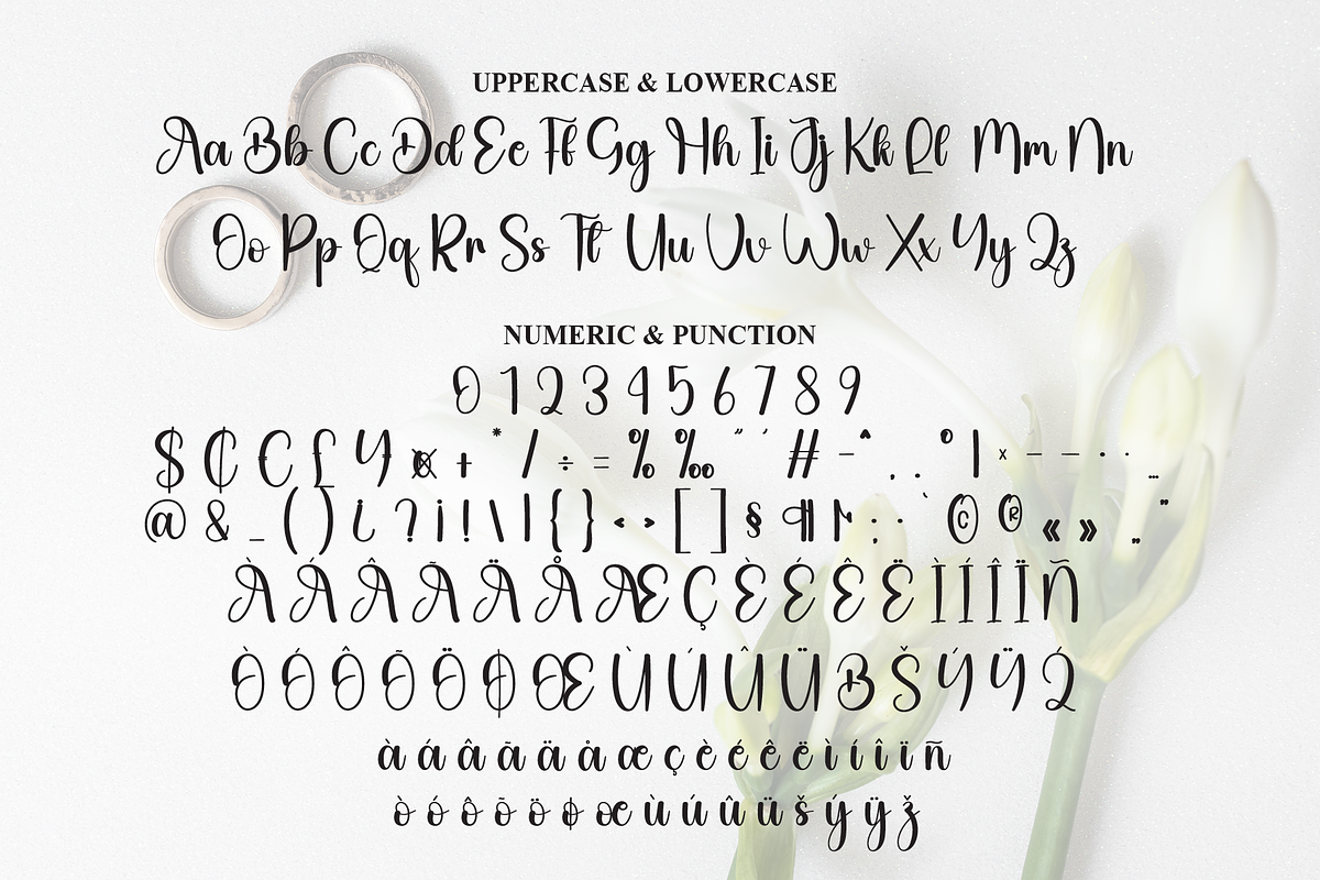 Wedding | Script Font, a Handwritten Font by Scratchones (Photo 7 of 9)