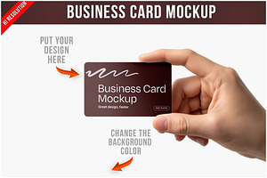 Business Card Mockup PSD, an Advertising Mockup by Bruno's Shop
