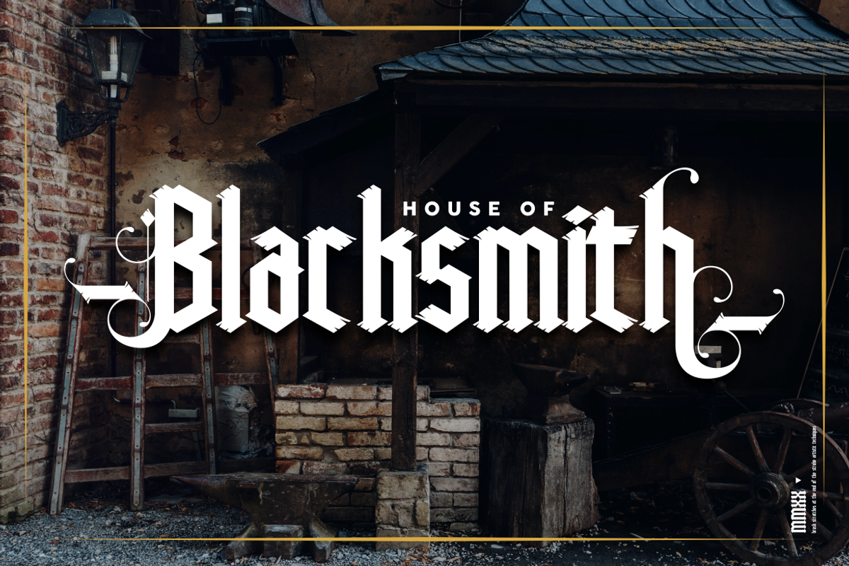 High Rise, a Blackletter Font by inumocca_type (Photo 9 of 11)