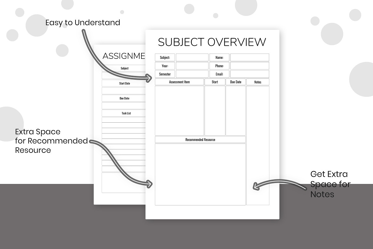 Nursing School Printable Planner, a Templates & Theme by Snapybiz (Photo 8 of 10)