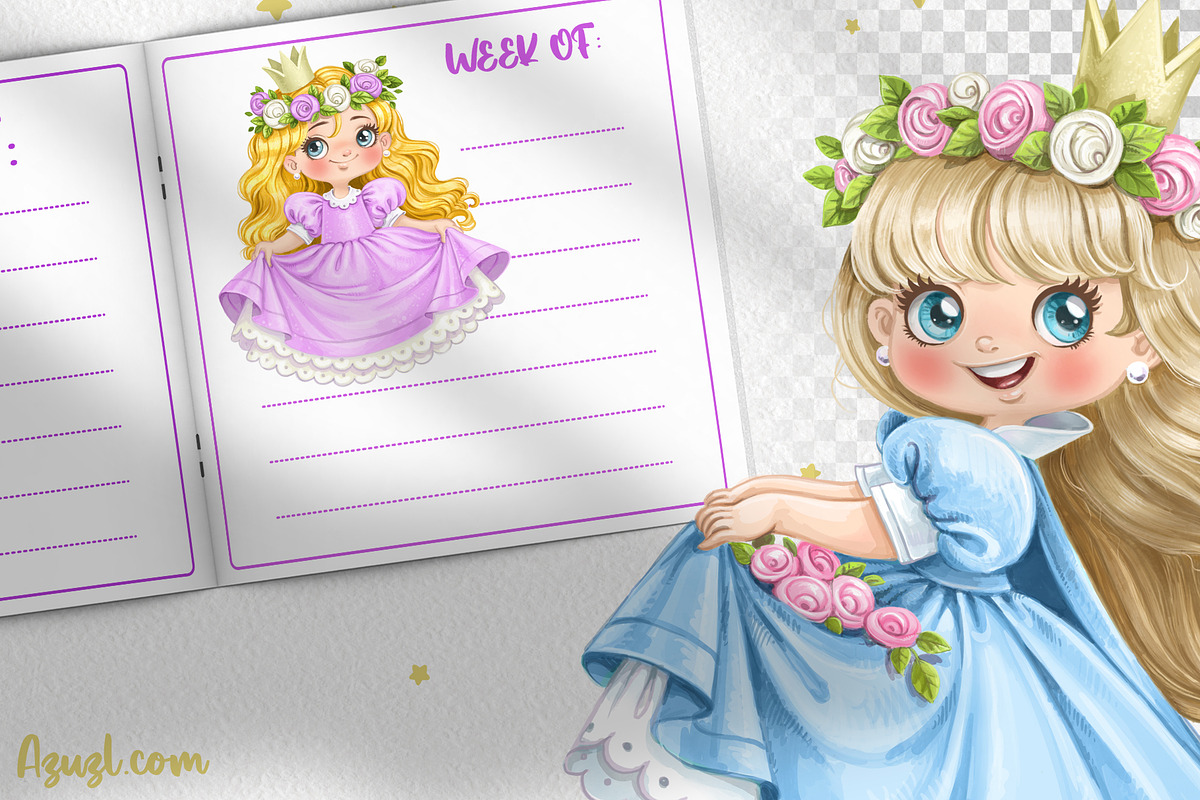 Three watercolor princesses, a Person Illustration by Azuzlikus (Photo 2 of 4)