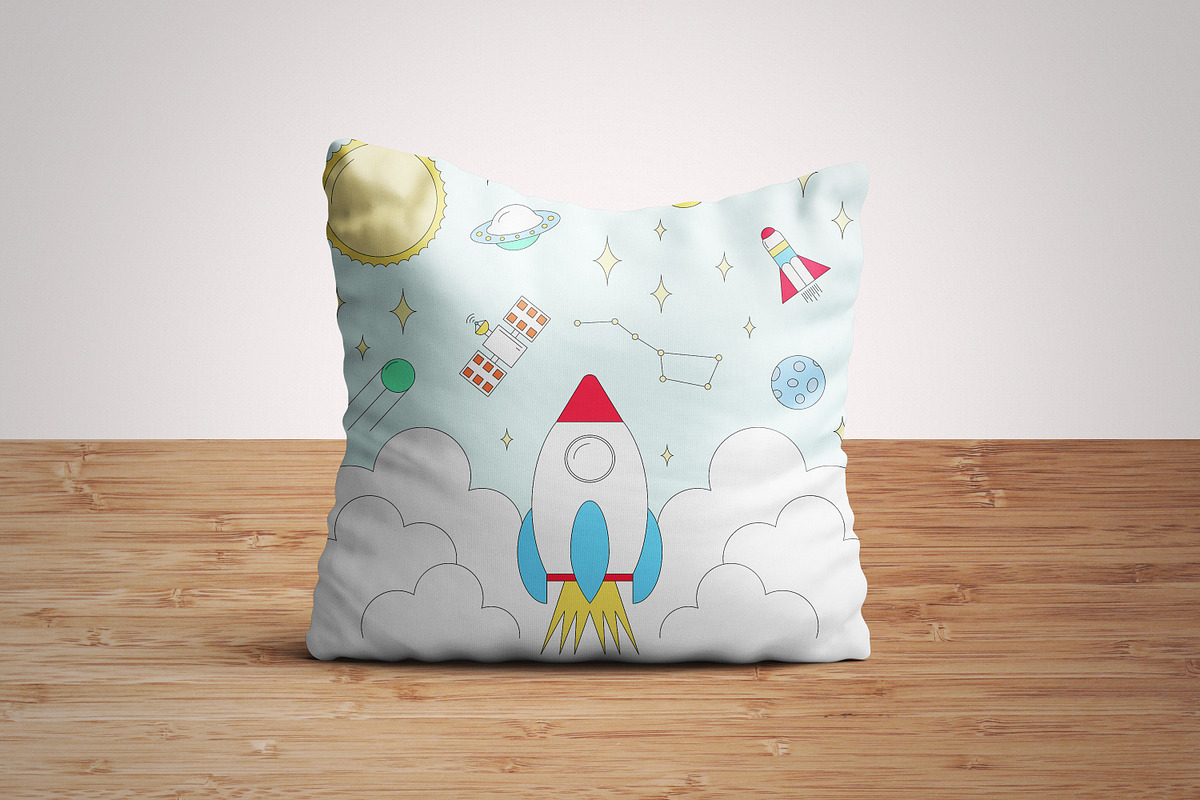 Baby space patterns, a Pattern Graphic by My Sweet Dreams (Photo 4 of 5)