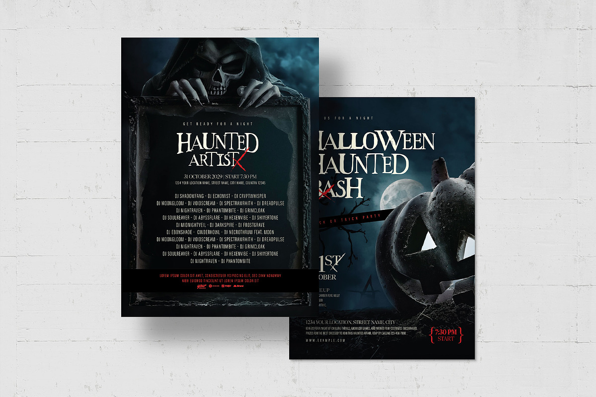 Halloween Flyer Template, a Flyer Template by BrandPacks (Photo 5 of 6)