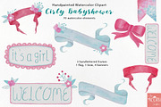 Girly Babyshower graphics pack, an Illustration by LittleAcornGraphics (Thumbnail 10 of 13)