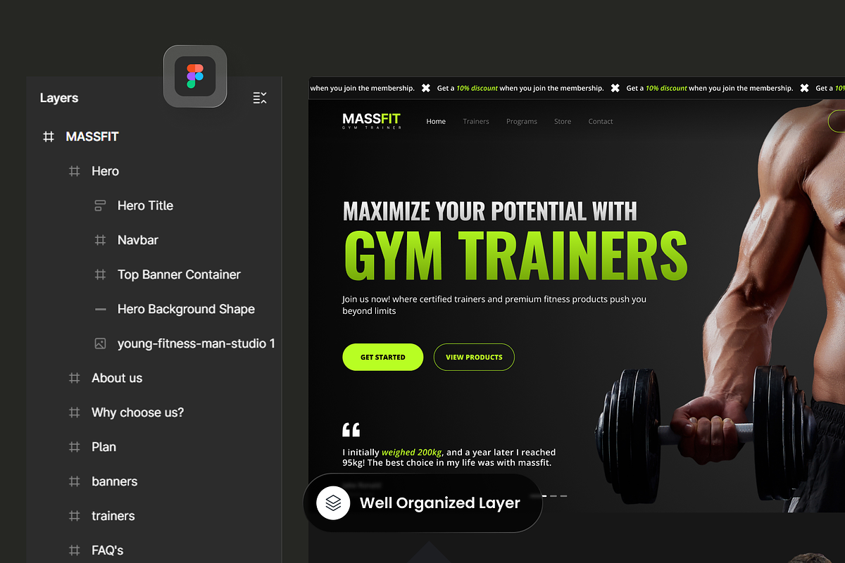 MASSFIT - Health and Fitness preview 2