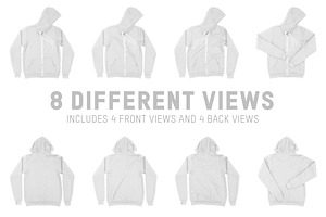 Bella Canvas 3739 Zip-Up Hoodie